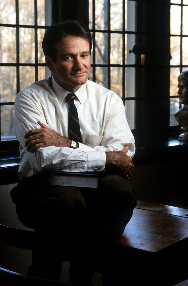 Williams won a Golden Globe award for his performance in “Dead Poets Society.”